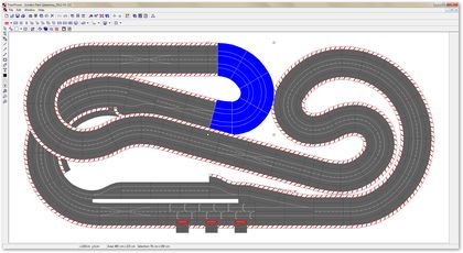 Linden Park Speedway - Spitzkehre mit Bergaufpassage