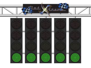 Selbst entwickelte Startampelgrafik fr Cockpit-XP im LED-Cluster Design